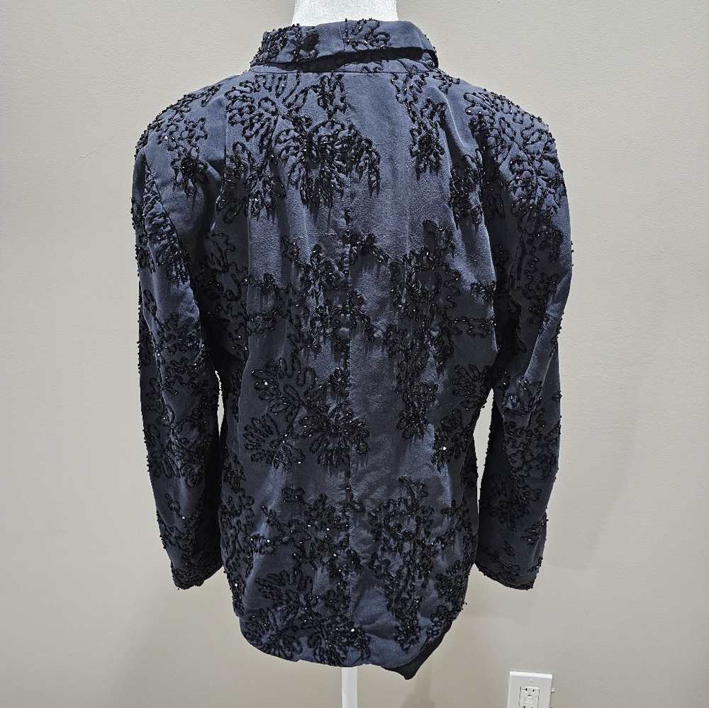 Dana Buchman Vintage Beaded Blazer - Picture 4 of 6